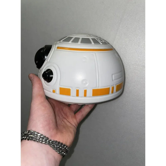 Star Wars BB 8 The Last Jedi Collectible Popcorn Bucket Golden Link 85 oz RARE - Picture 2 of 8